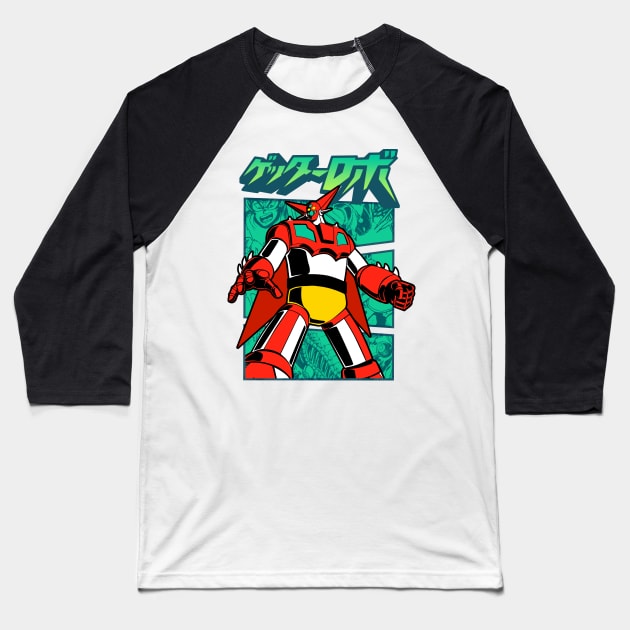 296 POP Getter Baseball T-Shirt by Yexart